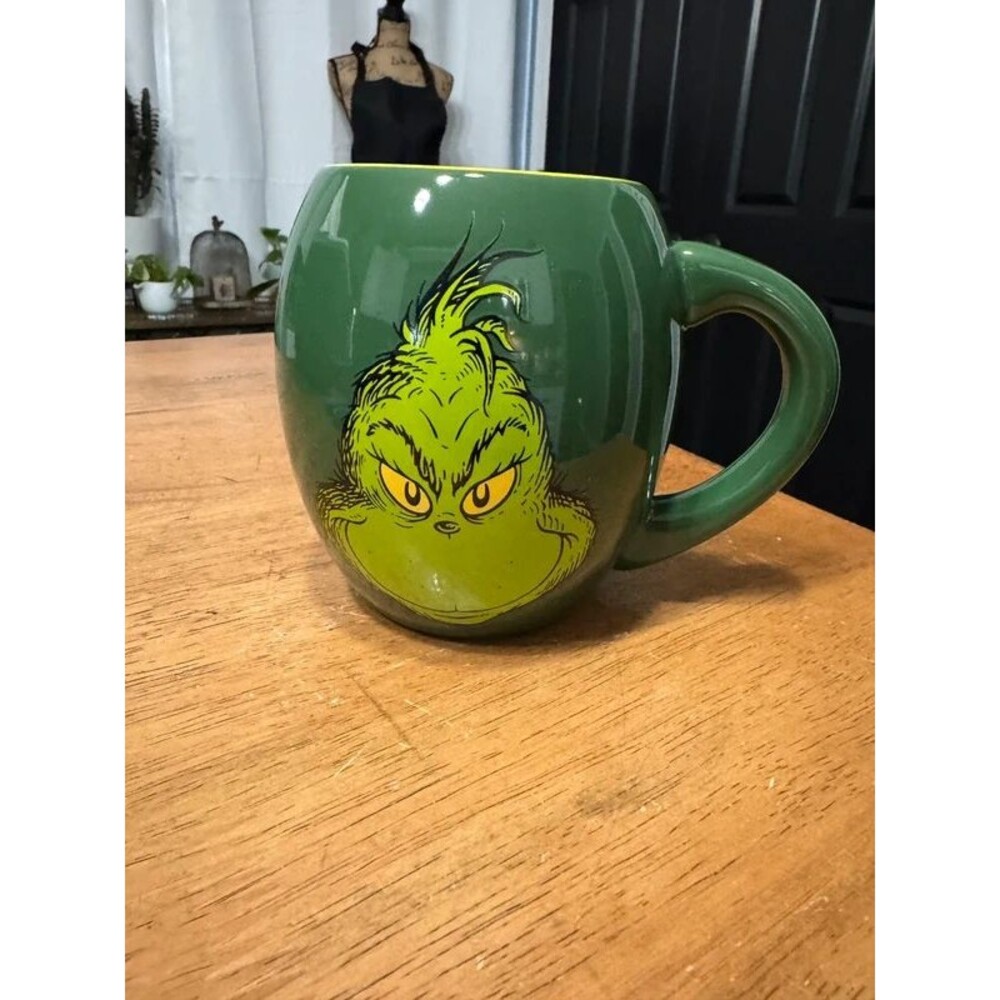 The Grinch mug from Universal Studios